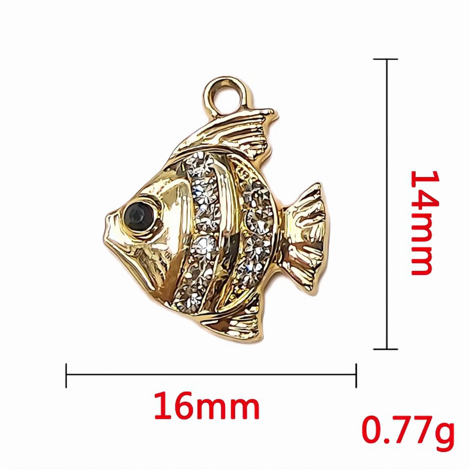 Uv Color Preservation Diy Handmade Jewelry Alloy Material Small Bear Single Korean Point Drill Point Pearl Pendant Wholesale Application Scenario