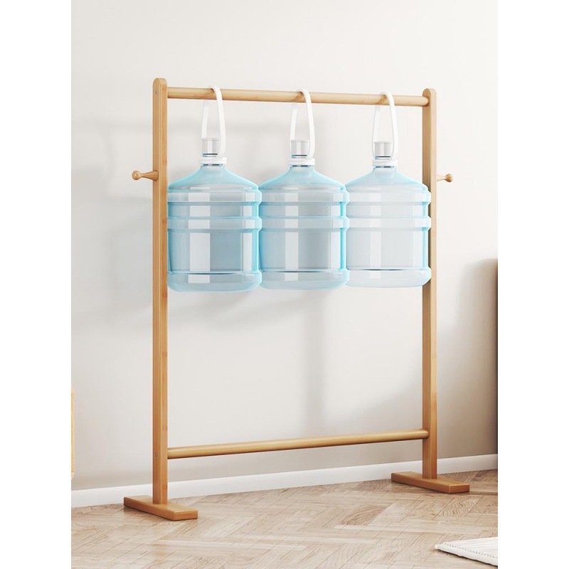 Coat And Hat Rack Floor Bedroom Solid Wood Hangers Household Multi-Functional Simple Modern Drying Rack Bedroom Living Room Specification drawing