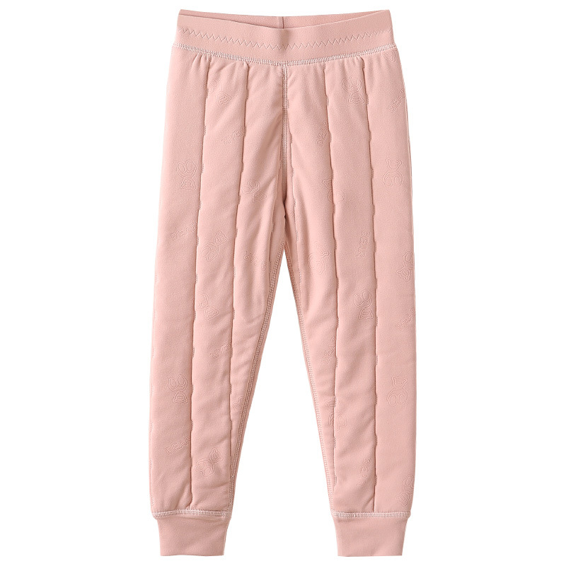 The Second Generation Of School Uniform Artifacts Children's Thermal Pants Northeast Super Thick Wool Pants Thick Boys And Girls Long Johns A Winter Item Picture