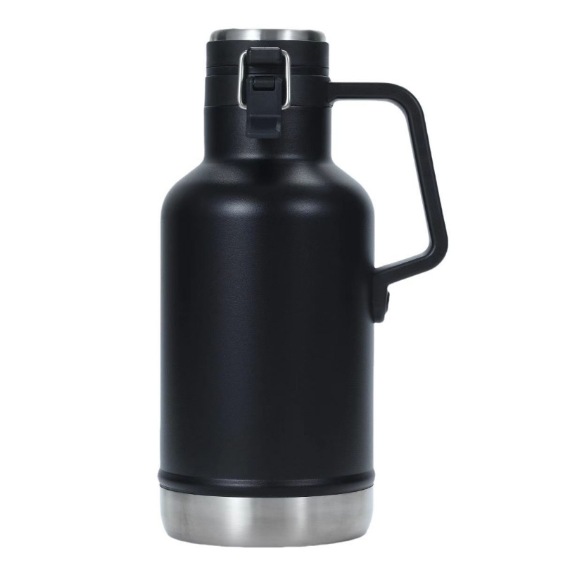 Cross-border South American Brazil best-selling sports beer barrel, large-capacity insulated cup, 304 stainless steel simple outdoor water bottle Item Picture