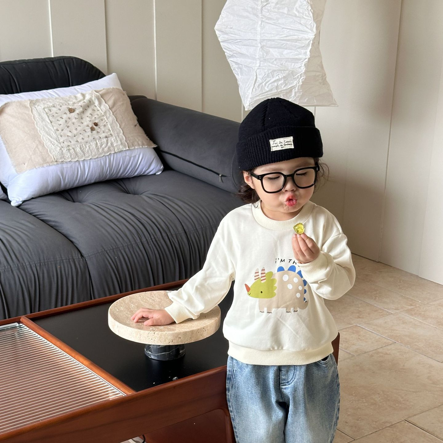 童装/儿童卫衣/套装男童长袖韩版/童装秋天/套装女童春秋季时髦产品图