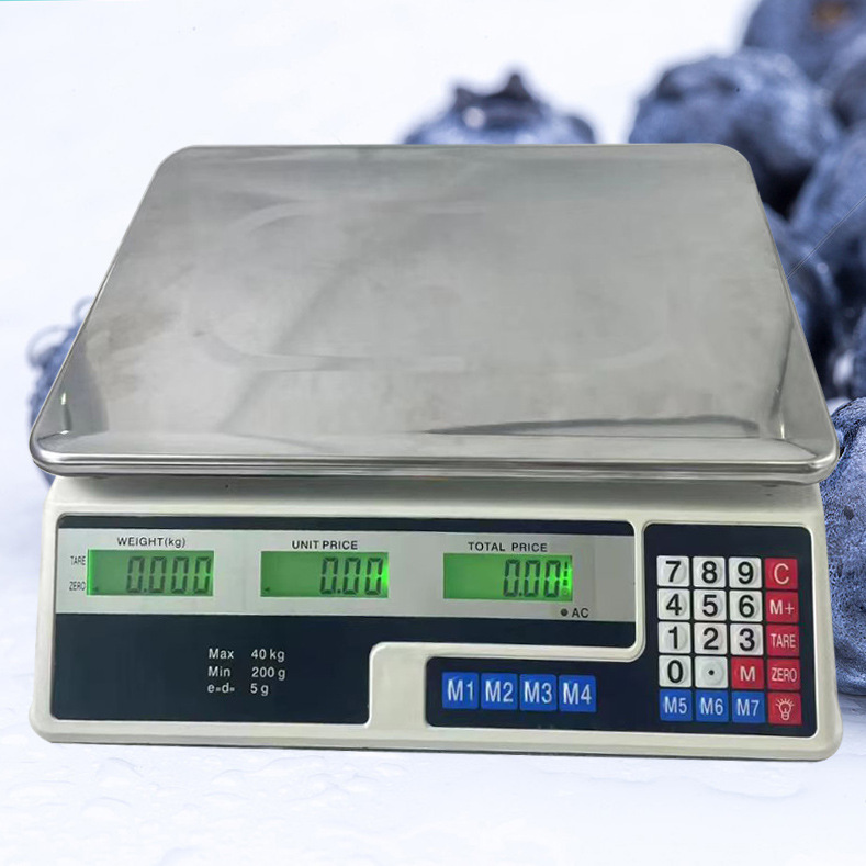 Direct sales from the manufacturer of 40kg pricing scales, supermarket fruit weighing scales, high-precision platform scales and commercial electronic scales that are popular in foreign trade details Picture