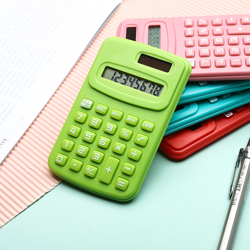 High appearance level calculator Dopamine Cute mini portable financial office computer for primary and secondary school students Specification image
