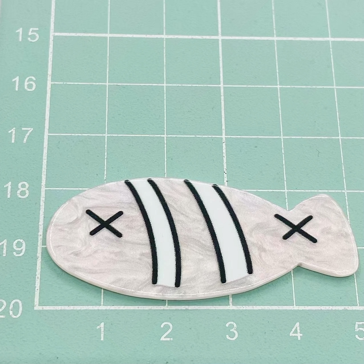 可爱小鱼发夹多巴胺海洋系列鱼骨发卡亚克力贴片卡通趣味刘海夹子详情44