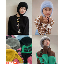 Hat buyer shop Mongolian all hand crochet warm hat winter women's warm hat