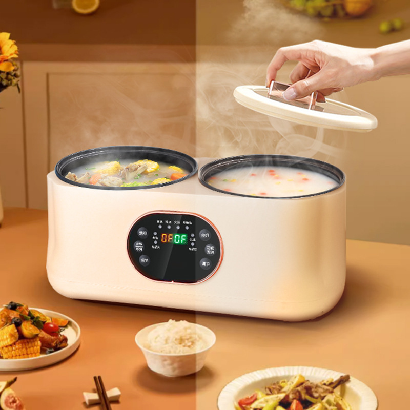 Explosive Double Gall Rice Cooker Automatic Rice Cooker Multi-Function Two-Duck Electric Hot Pot Cooking Intelligent Electric Pot Application Scenario