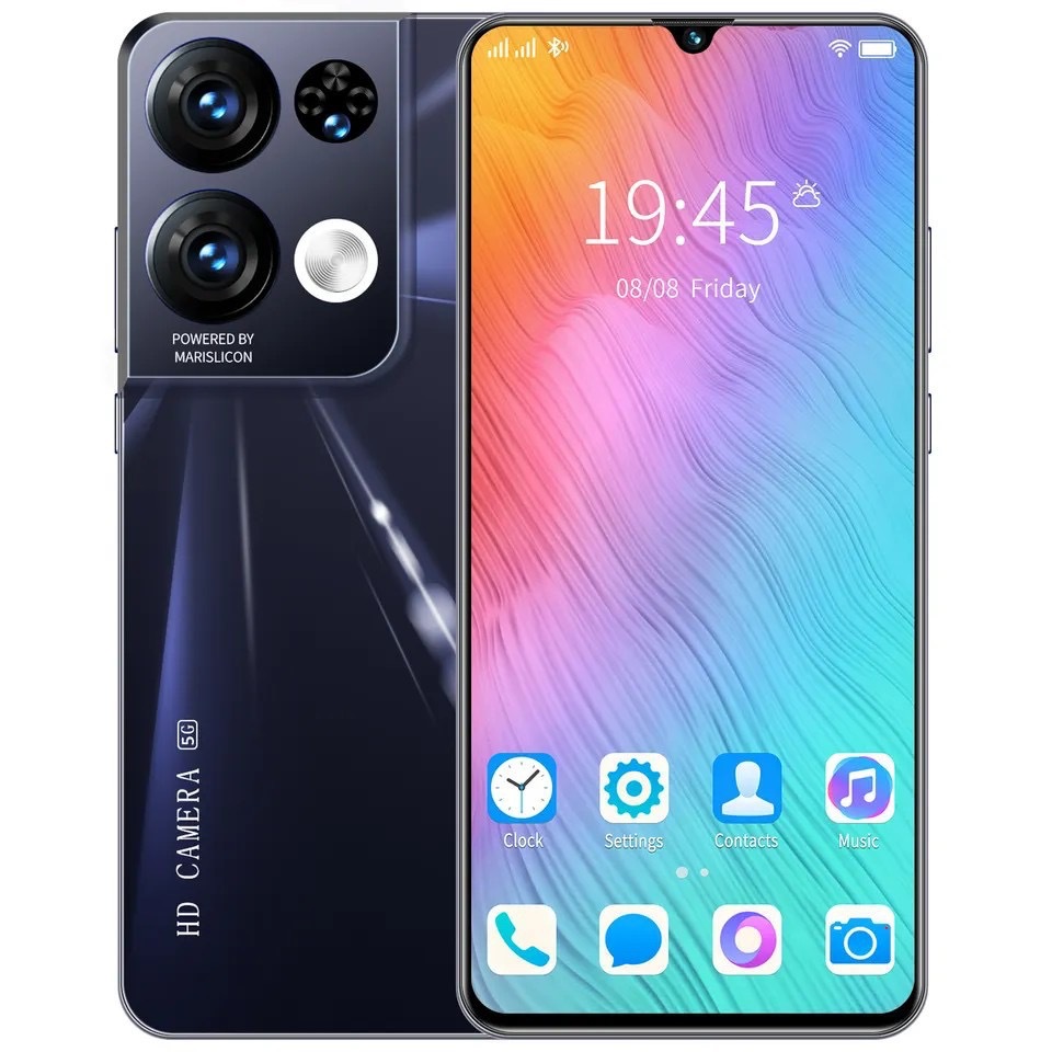 The new Rino8 Pro cross-border smartphone 7.5-inch large screen 2+16 Android 8.1 foreign trade mobile phone reno8 Specification drawing