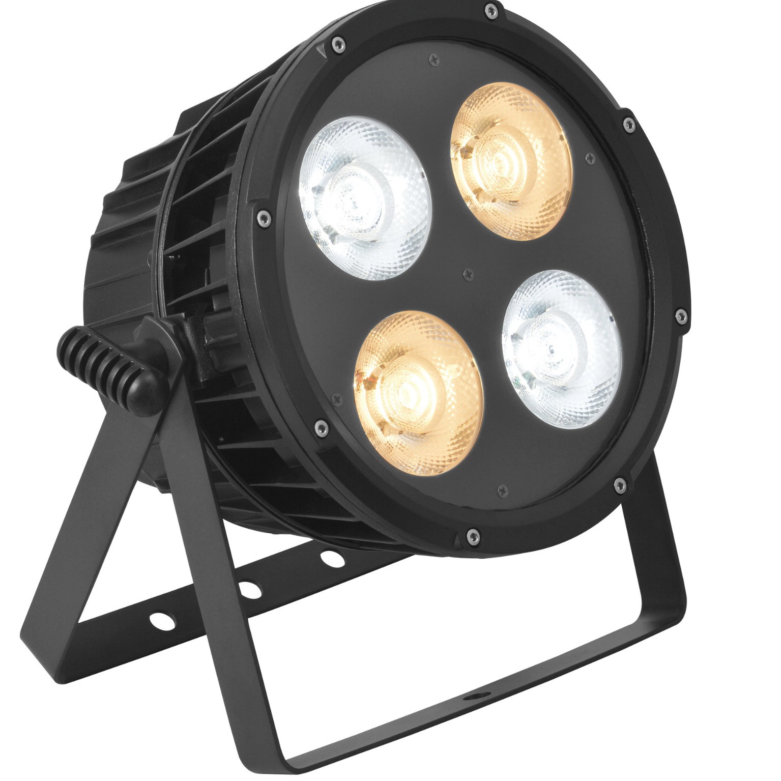200W four-eye waterproof surface light, cob wedding stage lighting, led flat light, outdoor lighting, and supplementary light Specification drawing