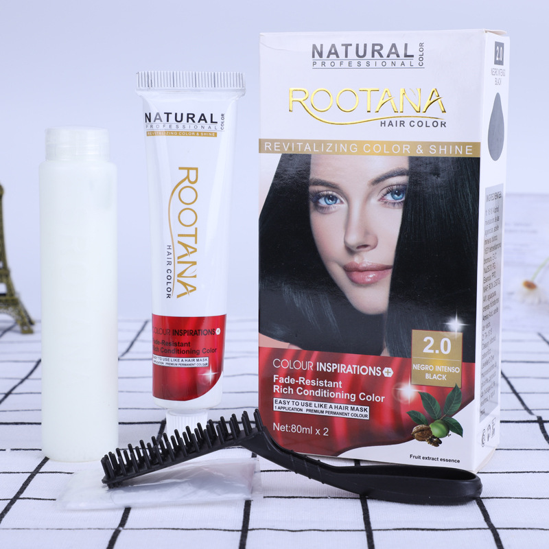ROOTANA hair coloring agent export hair coloring agent foreign trade hair coloring agent cross-border hair coloring agent hair color cream Specification drawing