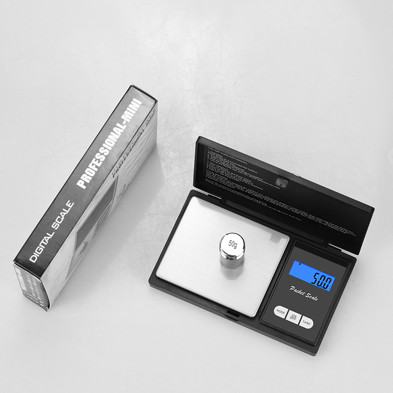 Wholesale electronic scales, household small jewelry scales, mini weighing scales, gram scales, gold and jewelry scales, gram scales details Picture