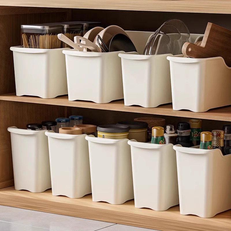 Kitchen storage pot ware multi-functional home seasoning storage rack under the sink drawer type storage rack full figure