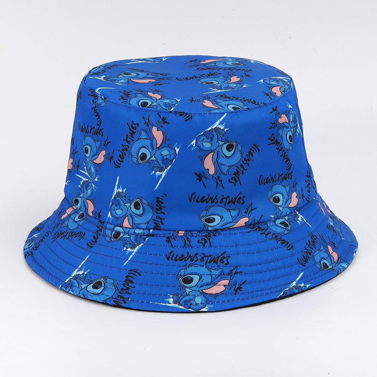 New Steedy Graffiti Black Cartoon Printed Adult Fisherman Hat Casual Basin Hat Sunblock Hat Application Scenario