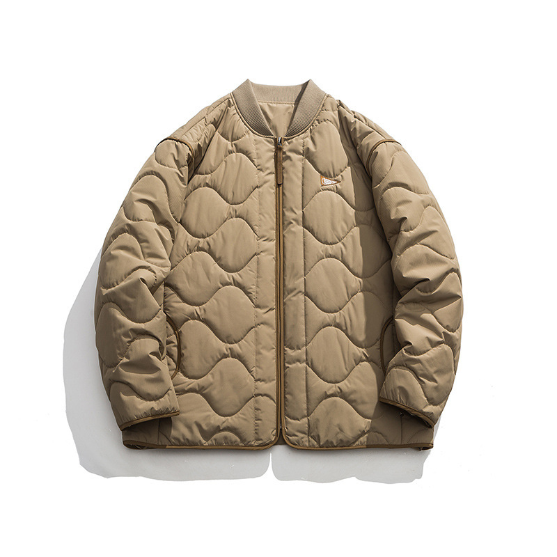 High-End Winter New Cotton Jacket Men's Trend Loose Maillard Cotton-Padded Clothes For Men And Women The Same Thick Warm Cotton-Padded Clothes Specification drawing