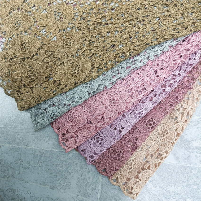 Manufacturers Direct Sales Of Muslim Headscarf New Hollowed-Out Water-Soluble Lace Large Bar Code Hui Hat Shawls Famous Family Clothing details Picture