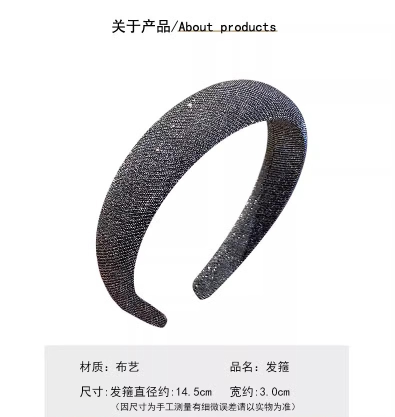 The new high-top sponge headband for women, 2025, exudes a sense of sophistication and elegance. It is a hair clip for washing the face and pressing hair pic 1