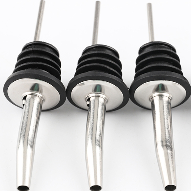 Stainless Steel Wine Spinner Wine Stopper Bottle Stopper Wine Spinner Oil Spinner Wine Guide With Cap Multi-Color Factory Direct Sales Item Picture