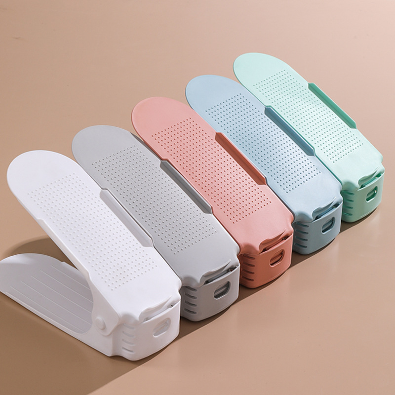Adjustable Storage Double-Layer Thickened Shoe Rack Layered Shoe Support Home Dormitory Shoe Storage Rack Shoe Cabinet Storage Rack