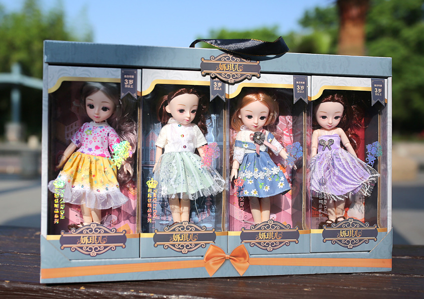 新款洋娃娃礼/四款女孩玩具/仿真可爱芭公产品图