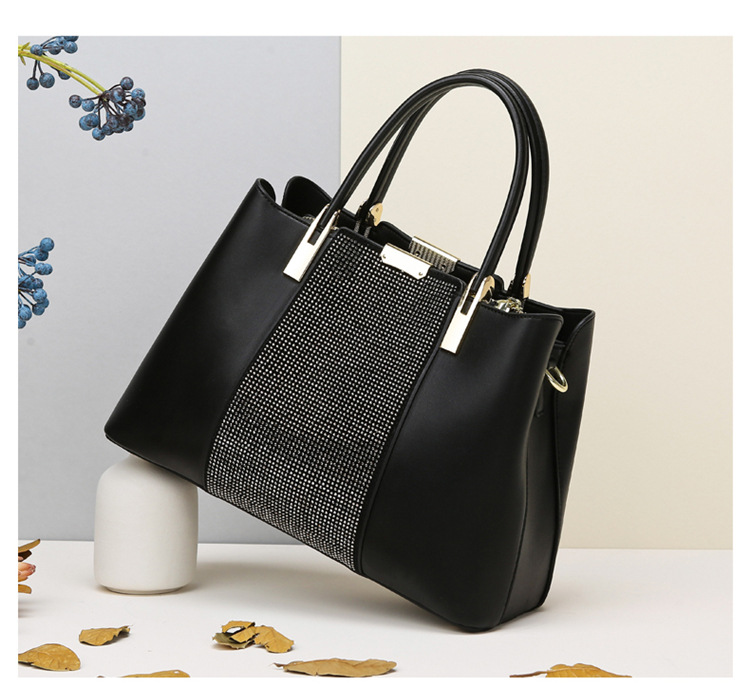 女士手提包时尚大容量托特包女新款高级感妈妈包上班通勤单肩女包详情23