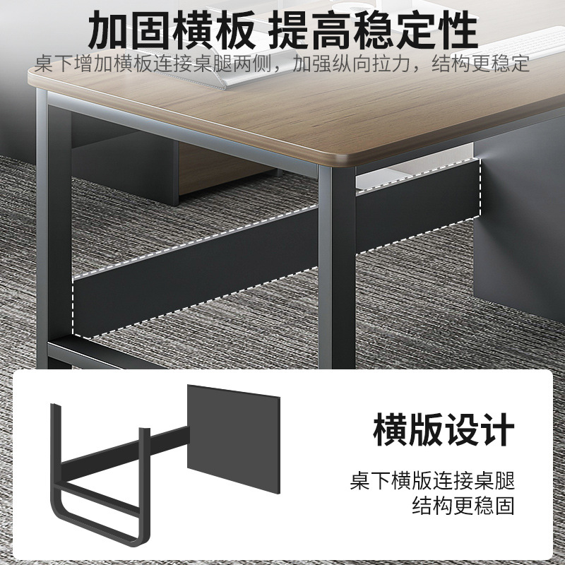 Simple single-person workstations, simple staff desks, modern bedroom computer desks, and multi-person desks and chairs in the office Specification image