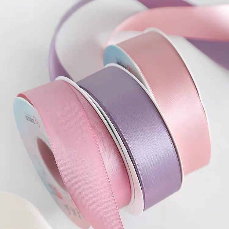 ٢ -٥ -ج م مشفرة من أشرطة البوليستر الثنائية اللون ذات اللون المزدوج، وشريط للتزيين Item Picture