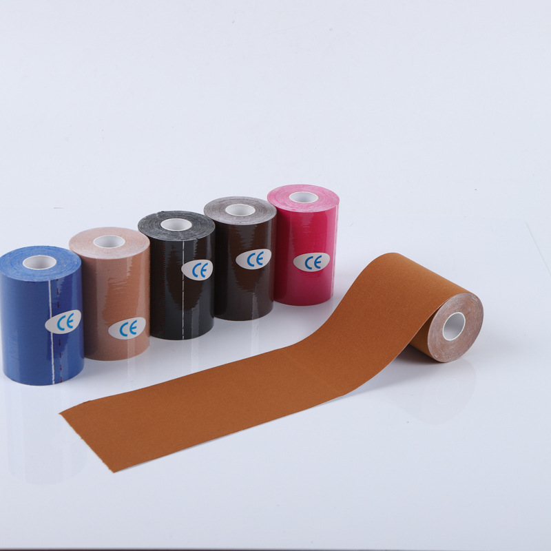 Muscle patch breathable kinesiology fabric patch elastic chest lift bandage details Picture