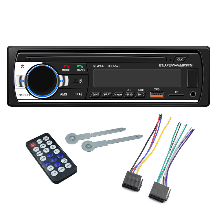 Car Mp3 Single Ingot Machine With Bluetooth Radio Van Bluetooth Hands-Free Dual Usb Card Player Item Picture