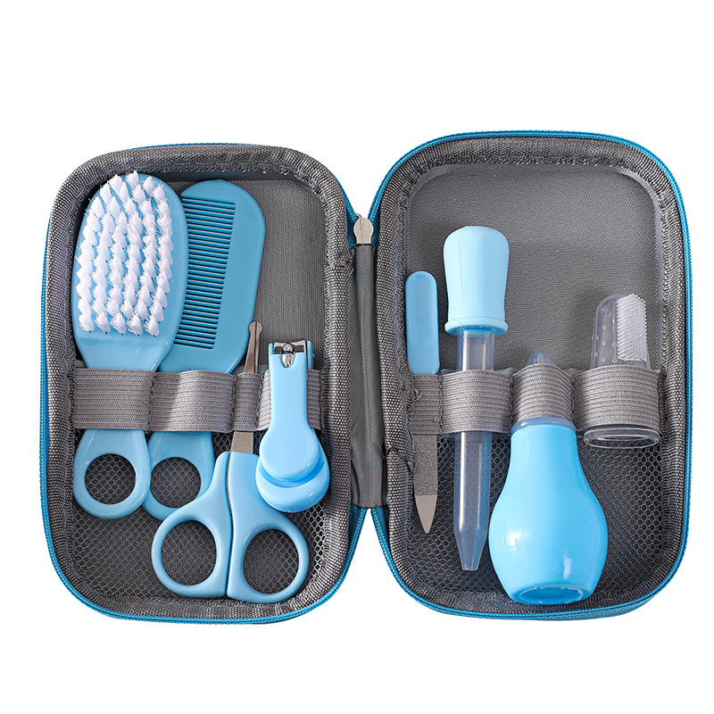 Suministros para madres y bebés cortadores de uñas para bebés cepillos de pelo suave peines de seguridad para bebés goteros alimentadores de medicamentos kits de cuidado kit Item Picture
