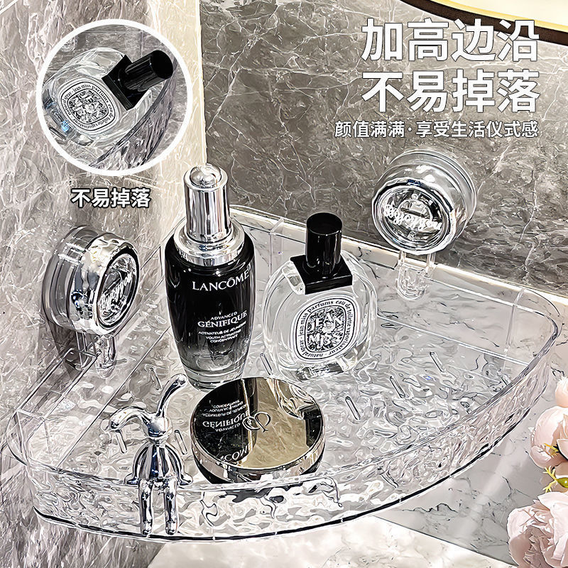 Water ripple multi-color options available, suction cup, corner shelf, tripod, bathroom, toilet, washbasin, no need for drilling details Picture
