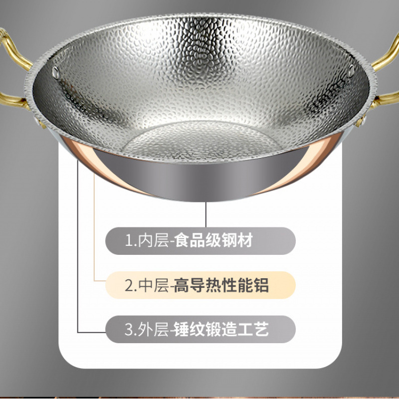 Special Pot For Hot Pot Stainless Steel Food Grade Hot Pot Pot Seafood Pot Induction Cooker Gas Cooker Universal Hot Pot Application Scenario