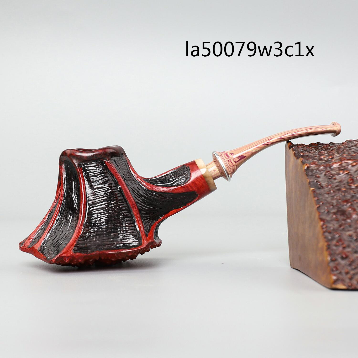 木香手工木制雕刻异形烟斗石楠木烟斗硫化橡胶烟嘴实木烟斗代发