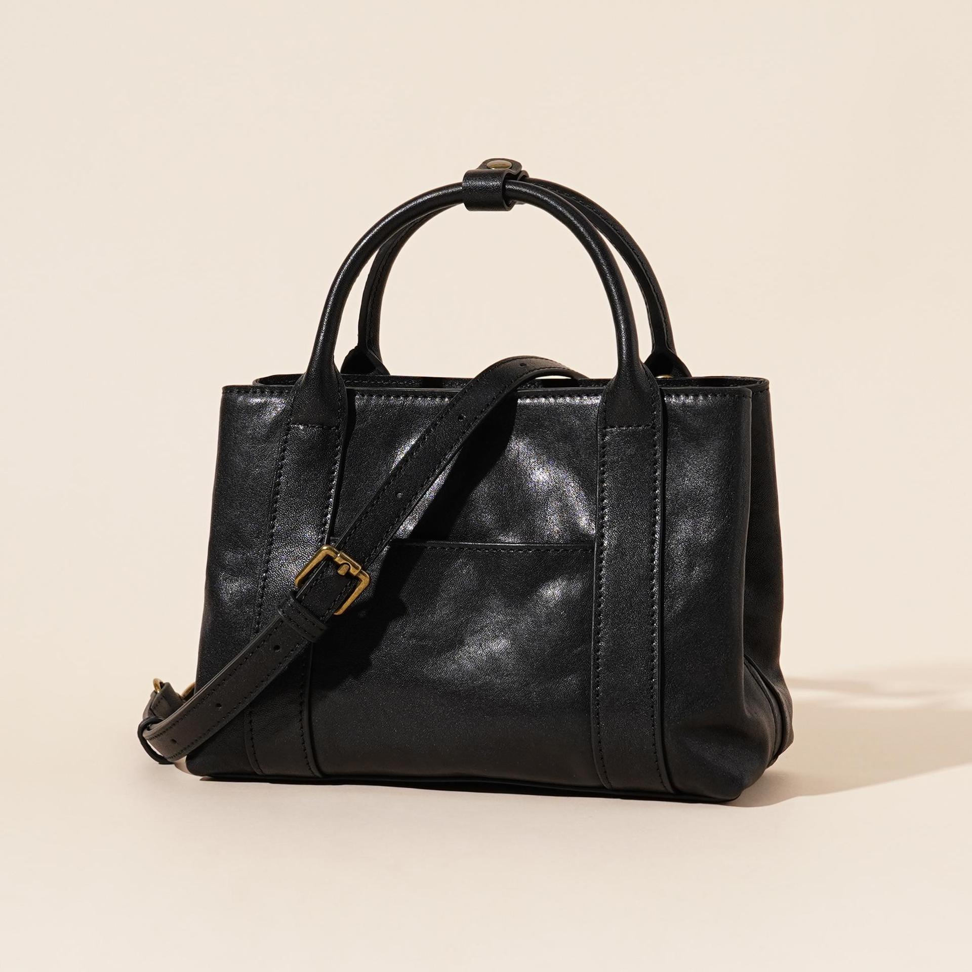 2025新款大容量真皮手提包女高级感百搭斜挎包休闲时尚单肩包牛皮详情7