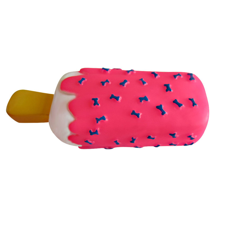 Vocal ice cream, pet toys, rubber teeth grinding, dog training and teeth cleaning toys details Picture