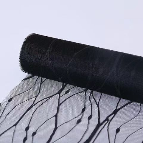 鲜花包装纱网/韩式闪电网/蕾丝网纱产品图