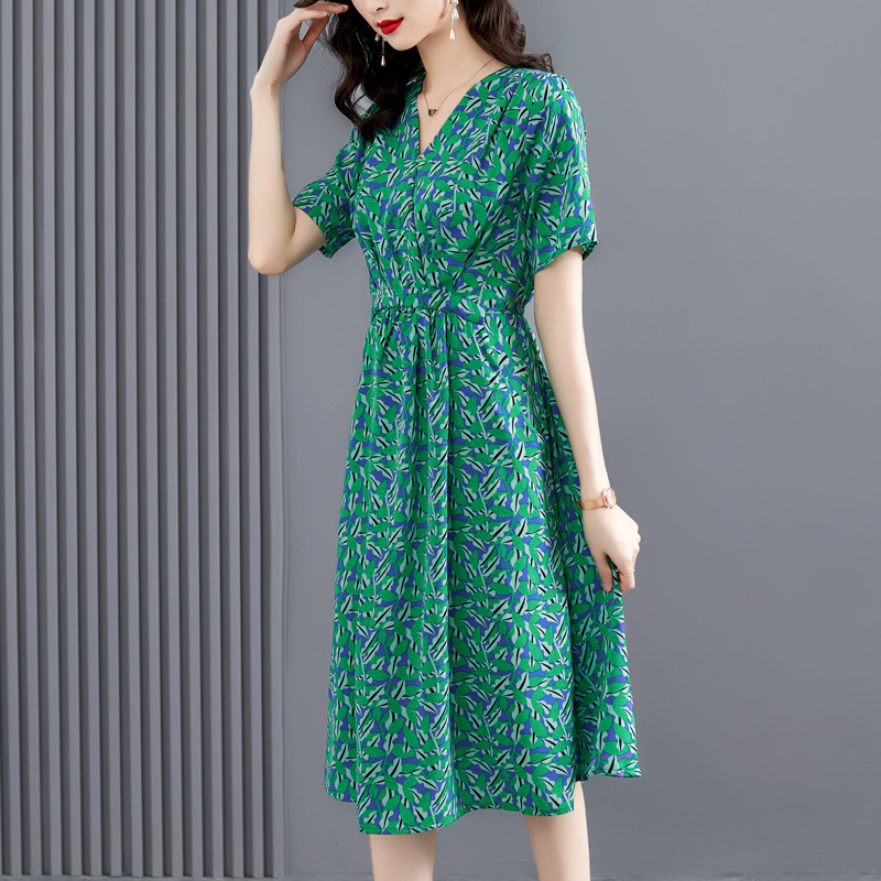 裙子仙女/复古裙/女装连衣裙/新中式/短裙产品图