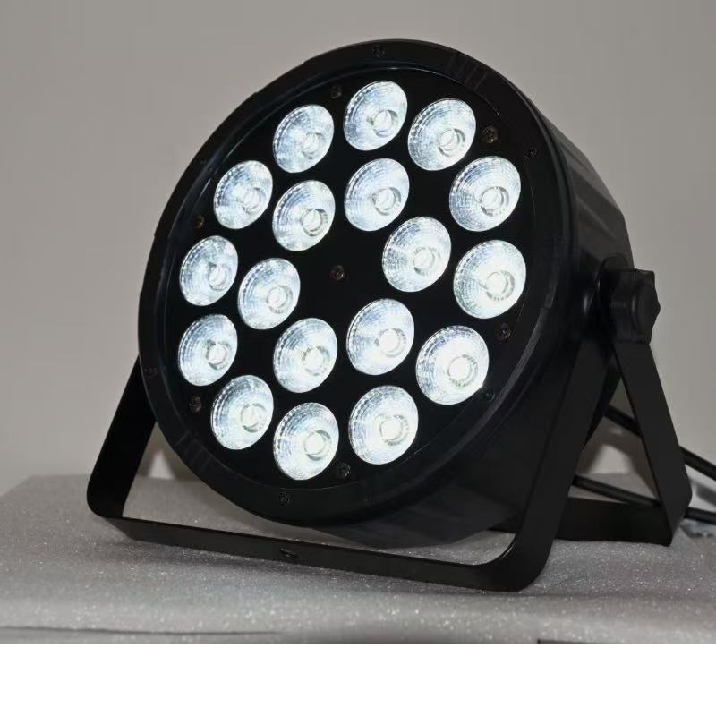 18 plastic full-color padlamp dance table lamps, LED dyed lamps, live streaming room dance studio, seven-color surface light dance table lamps