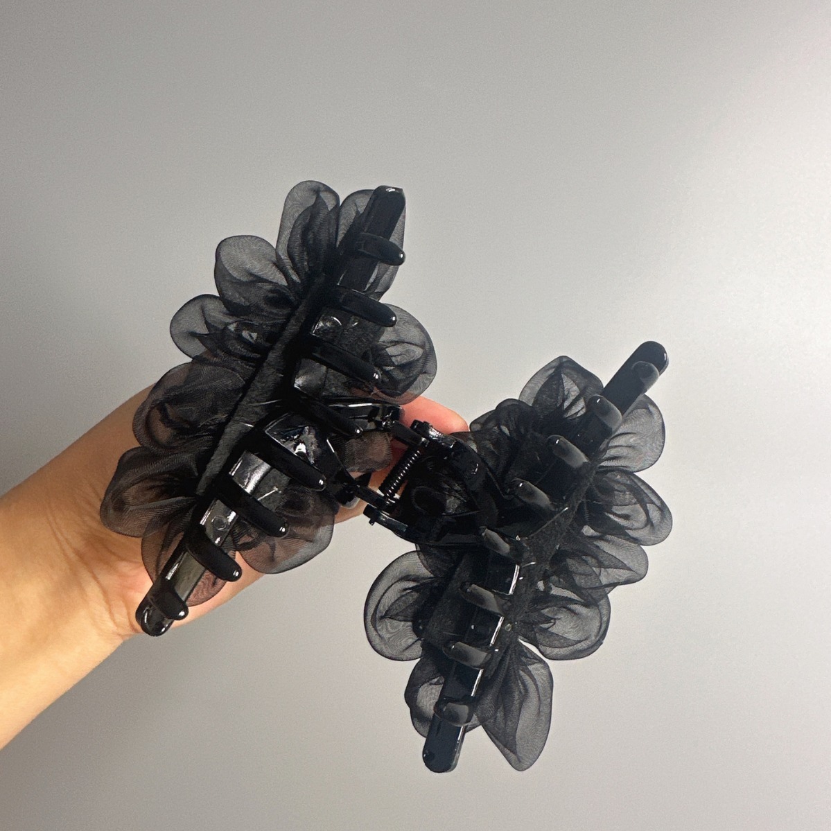 发箍/头箍女夏季百搭/串珠发箍/塑料头箍/波浪头箍产品图