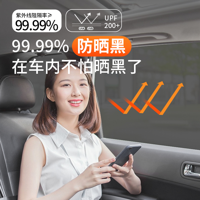 汽车贴膜车窗贴膜太阳膜前挡风玻璃防晒隔热膜防爆膜隐私膜全车膜详情图4