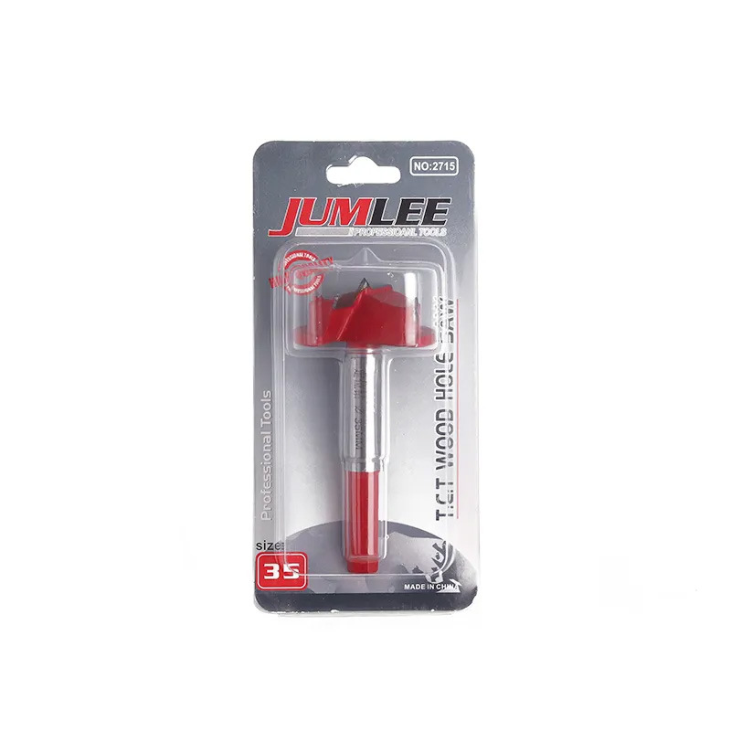JUMLEE Hinge positioning woodworking hole opener, wood board flat wing drill, woodworking positioning hole opener drill bit Item Picture