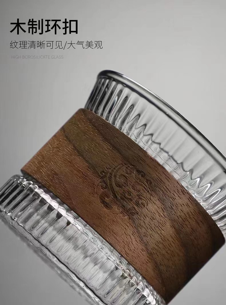 防烫隔热主人杯单杯 玻璃耐热小茶杯加厚工夫茶杯品茗杯咖啡杯详情7