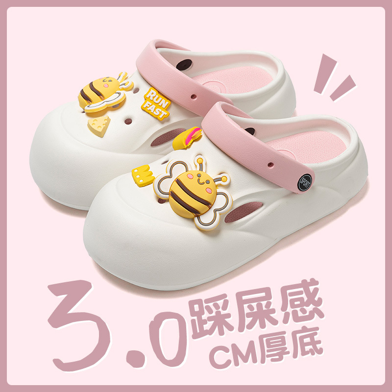 Crocs Women's Summer 2024 New Non-Slip And Deodorant Eva Beach Shoes To Wear Sandals Outside The Head Sandals details Picture