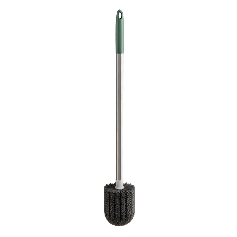 Household bathroom wall-mounted toilet brush, toilet brush, sitting toilet hard bristle brush, cleaning brush, plastic long-handled toilet wash Item Picture