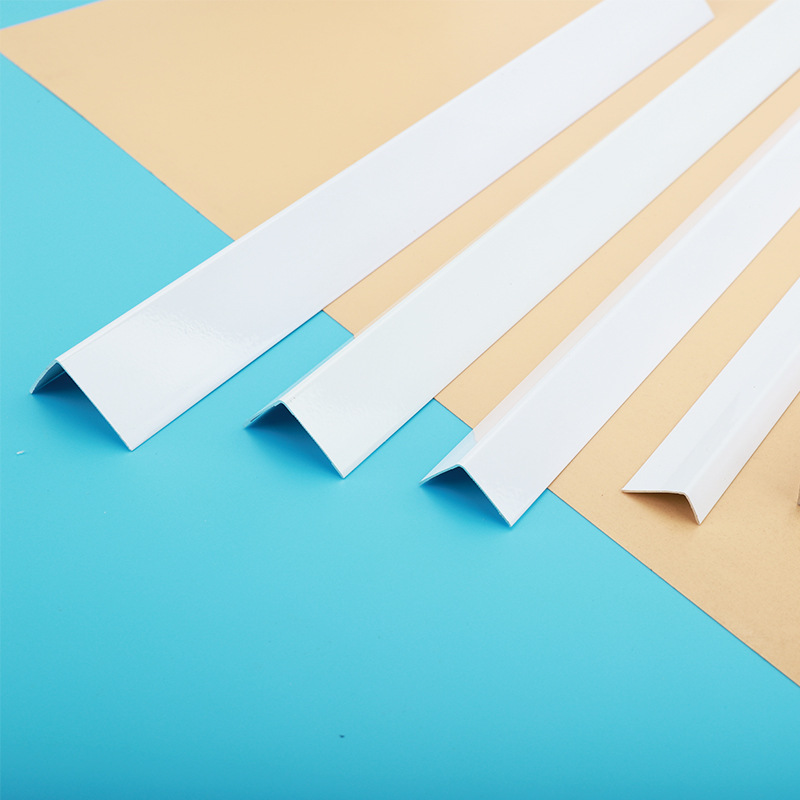铝合金白色阳角收边条瓷砖护角包边条护墙角L型瓷白墙角转角U型条白底实物图