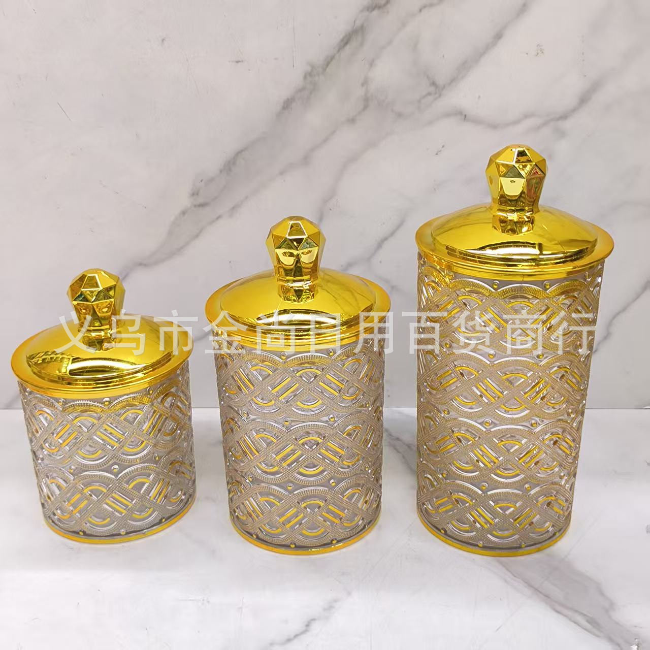 Plastic Ruyi Jie storage jar, transparent milky white sealed jar, moisture-proof living room, kitchen, snack and coffee storage jar Application Scenario