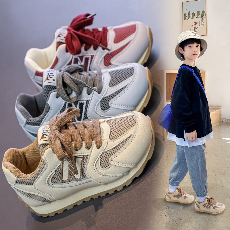 儿童鞋男童鞋春秋款女童运动鞋2025新款中大童鞋