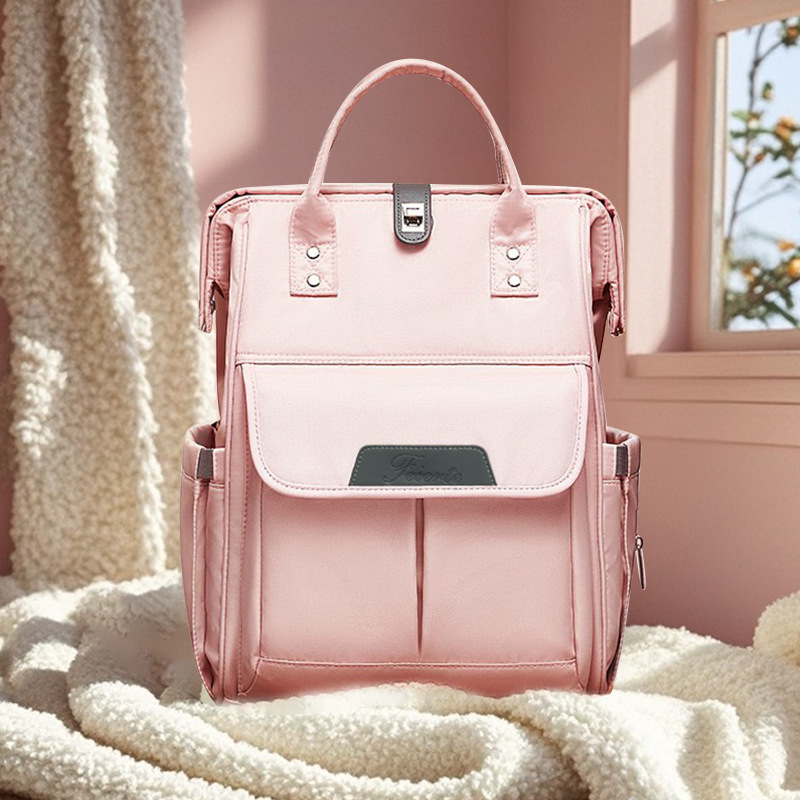 New high-end, outdoor milk storage, heat preservation, large-capacity baby bag, dry and wet separation, multi-functional waterproof mommy bag Specification image