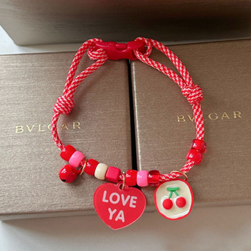 猫咪专用项链项圈金渐层撞色颈圈德文猫俏皮可爱装饰品拍照猫脖圈