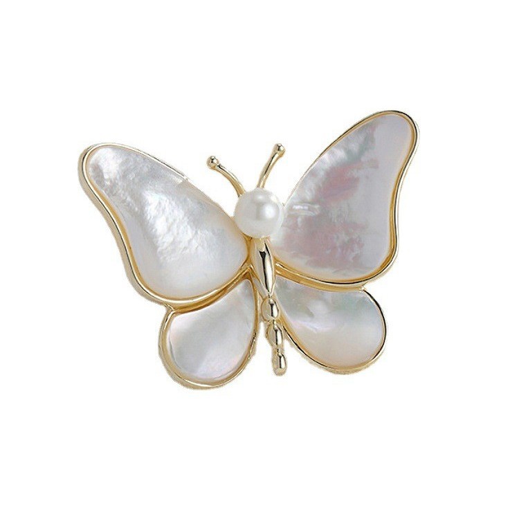 This Pearl Butterfly Brooch, The Same Style As Meng Wanzhou's, Is A Fashionable And High-End Accessory For Women's Suits Item Picture