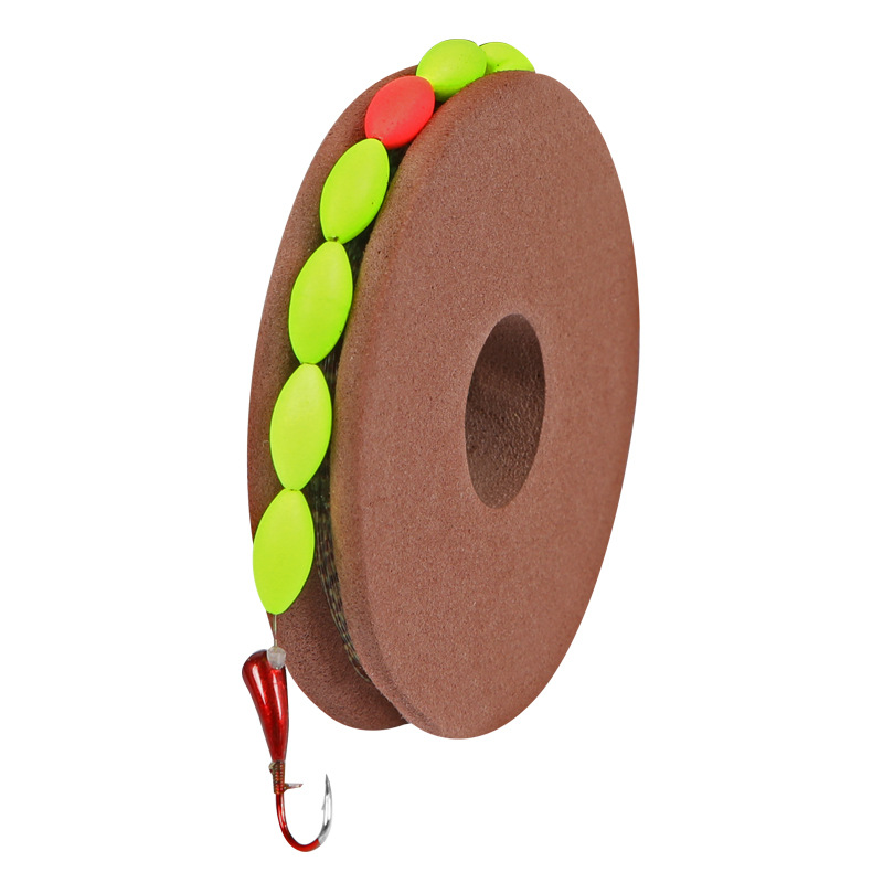 Seven-star float line set, double hook, single hook, float, float, hook, fishing line tied, overhead hook, fishing supplies and gear Item Picture