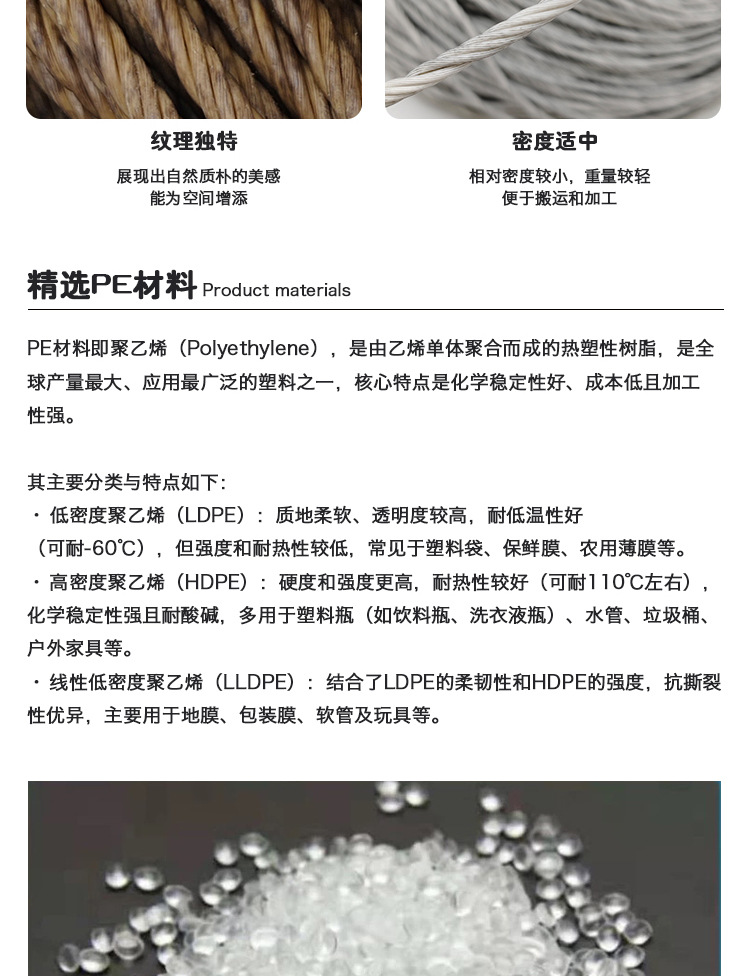 纸藤编织材料手工藤条4mm防水牛皮三股纸绳 藤椅家具编织多色批发详情3